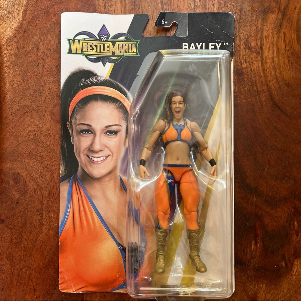Mattel WWE Wrestling Bayley WrestleMania 34 Action Figure NEW